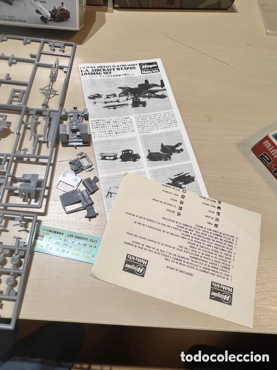 Maquetas: Hasegawa 1/72 U.S. Aircraft Weapon Loading Set. Pl&aacute;stico - Foto 5