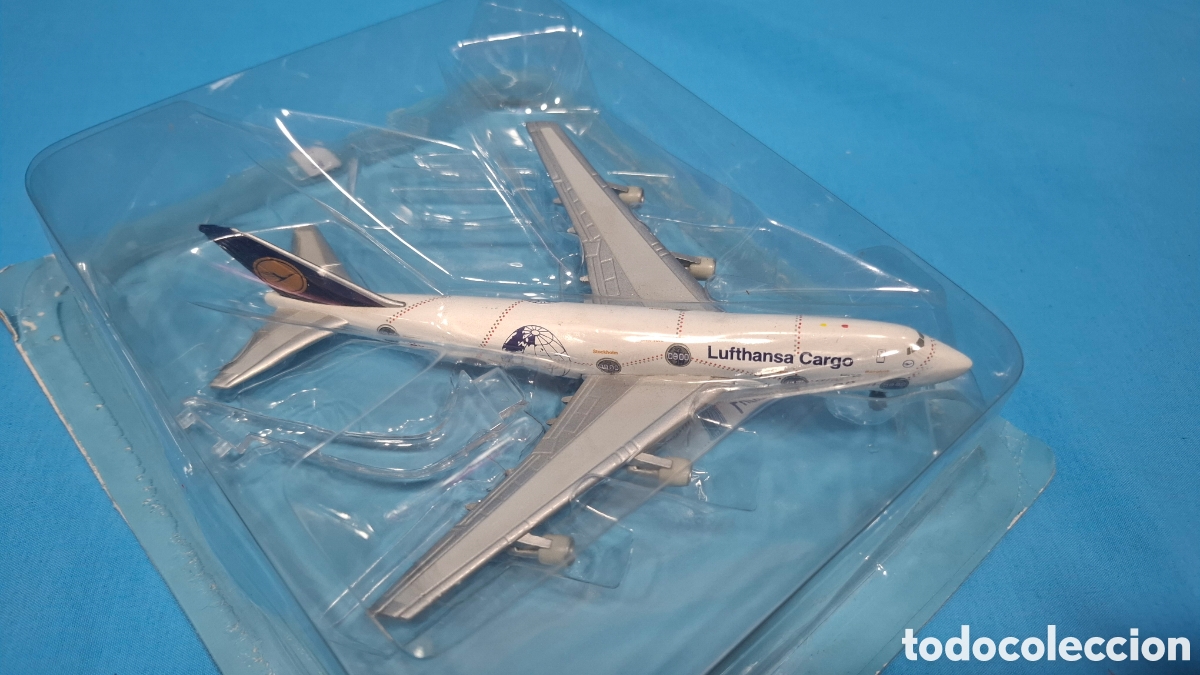 Maquetas: MAQUETA BOEING 747-200 Z LUFTHANSA CARGO - Foto 3