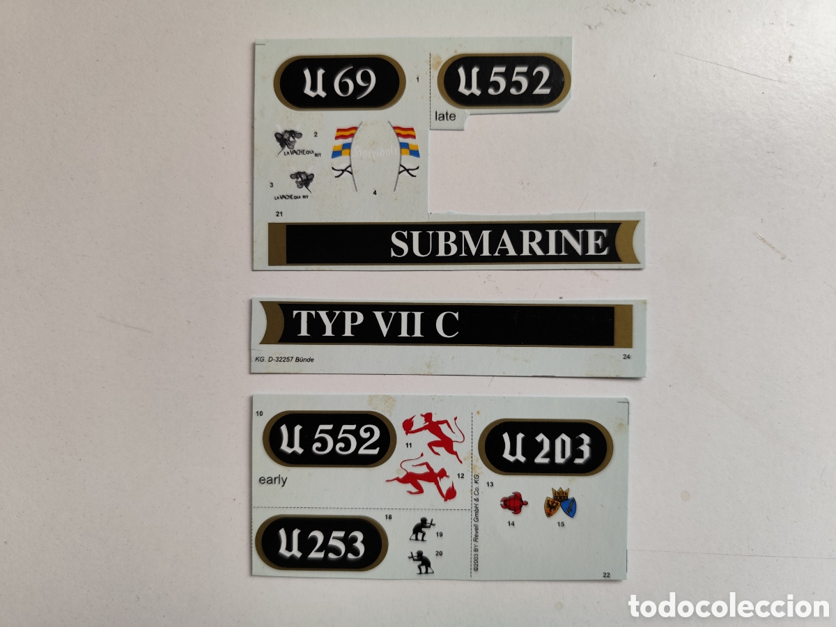 Maquetas: Calcas Submarino U-boot Revell. Maqueta - Foto 1