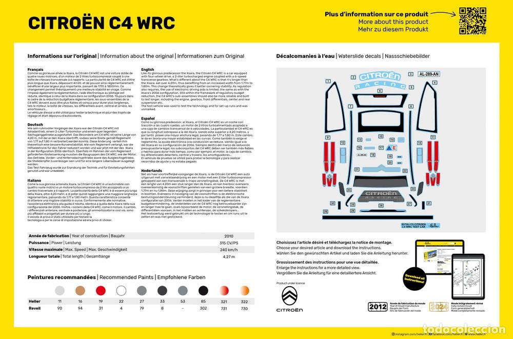 Maquetas: HELLER - Citro&euml;n C4 WRC 1/24 80756 - Foto 4
