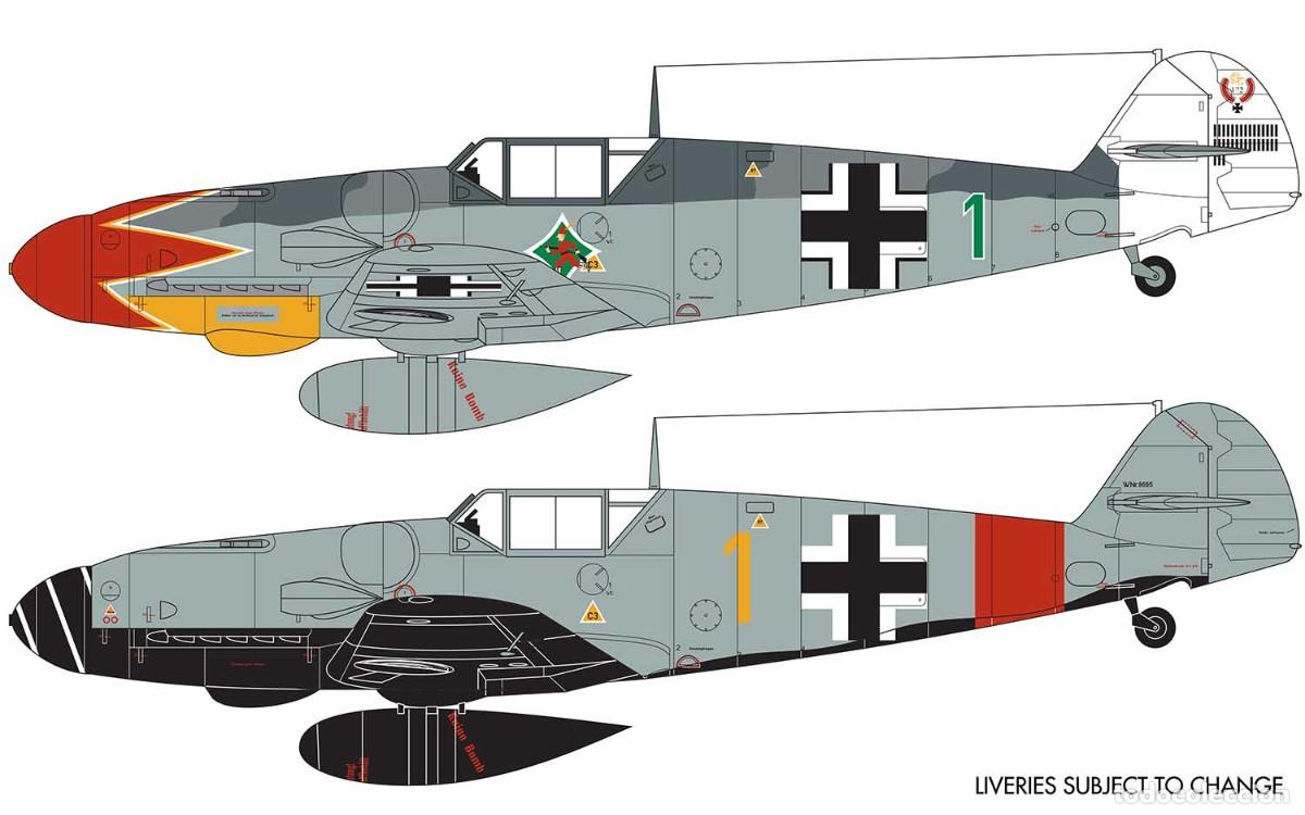 Maquetas: AIRFIX - Messerschmitt Bf109G-6 1/72 A02029B - Foto 2