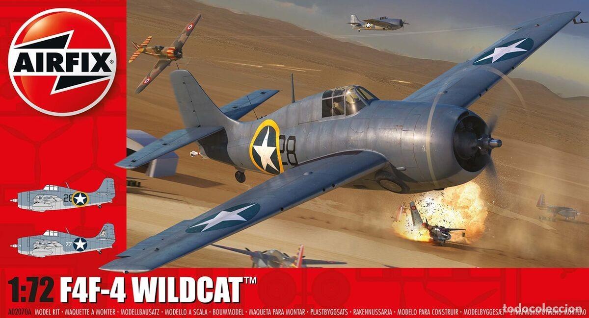 Maquetas: AIRFIX - F4F-4 Wildcat 1/72 A02070A - Foto 1