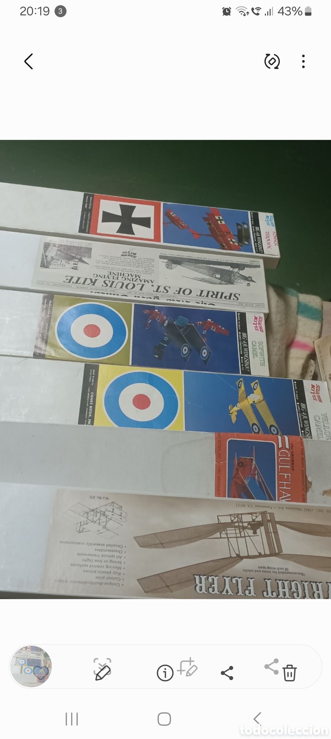 Maquetas: 6 AVIONES COMETAS MAQUETA PAPEL - Foto 7