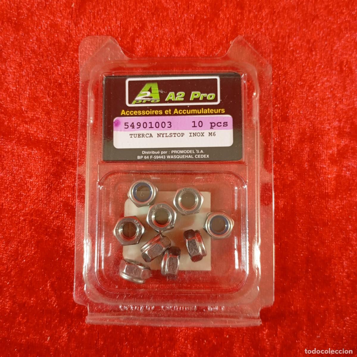 Maquetas: A2 PRO - TUERCA NYLSTOP INOX M6 - 10 PCS - REF. 54901003 - A2P54901003 / CJ.P 4942 - Foto 1