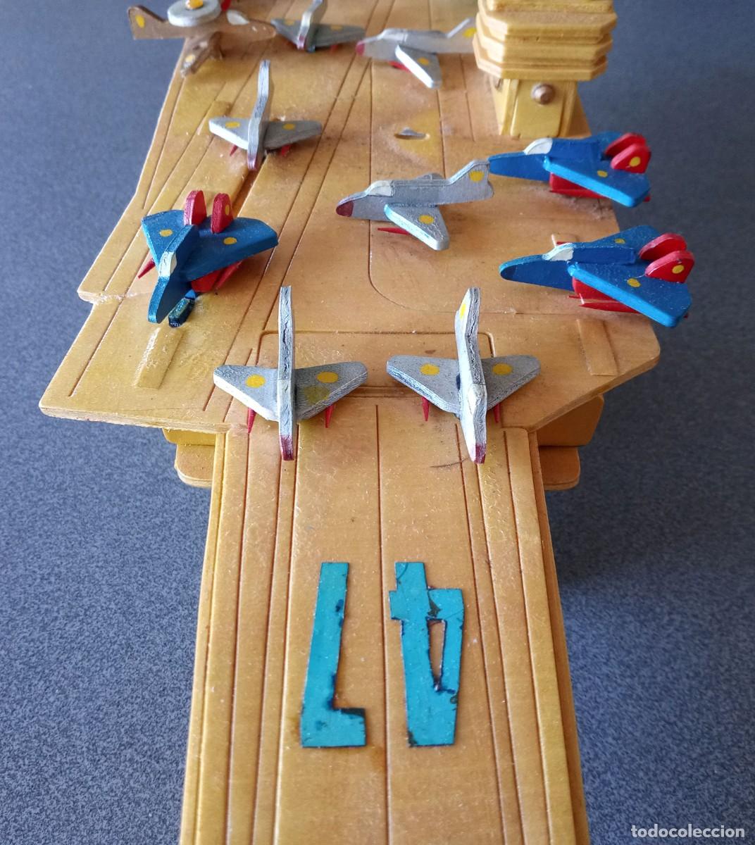 Maquetas: Portaaviones U.S.S. Interprise maqueta madera - Foto 4