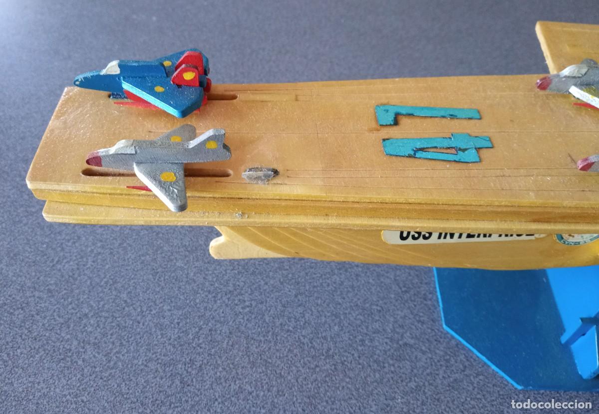 Maquetas: Portaaviones U.S.S. Interprise maqueta madera - Foto 10