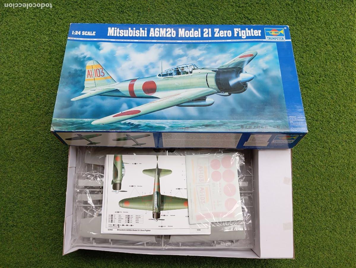 Maquetas: Mitsubishi A6M2b 21 Zero Fighter 1/24 Trumpeter - Foto 2