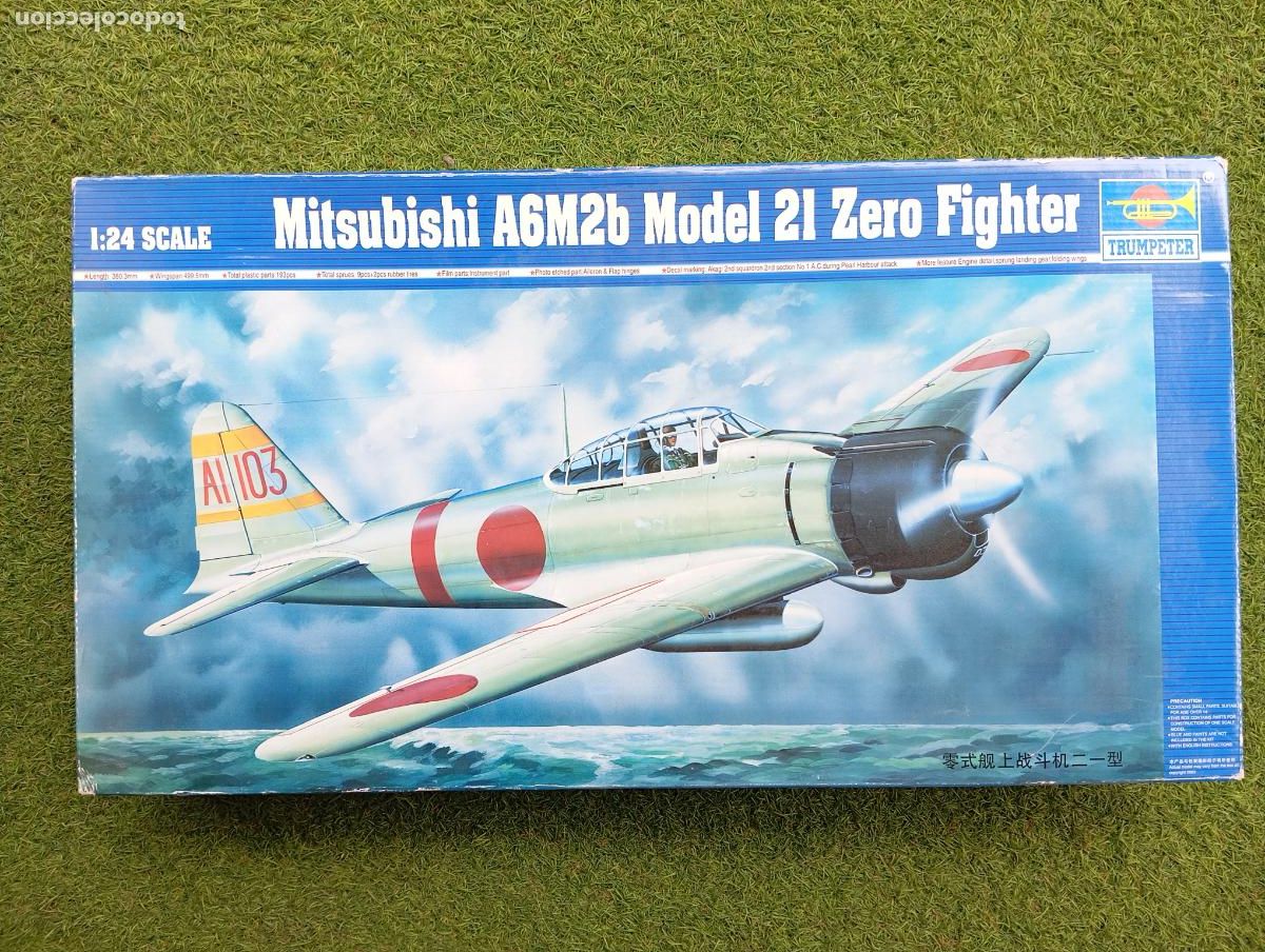 Maquetas: Mitsubishi A6M2b 21 Zero Fighter 1/24 Trumpeter - Foto 1