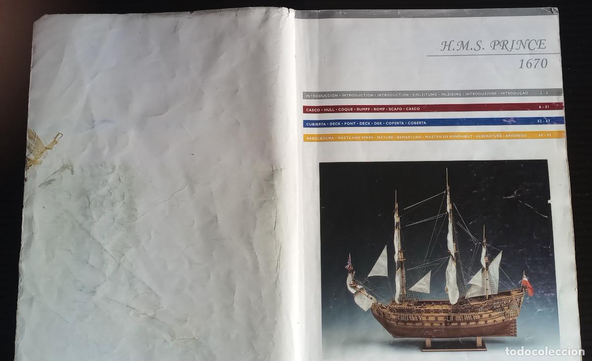 Maquetas: LIBRO DE INSTRUCCIONES Y PLANO DEL H.M.S. PRINCE DE CONSTRUCTO - Foto 3