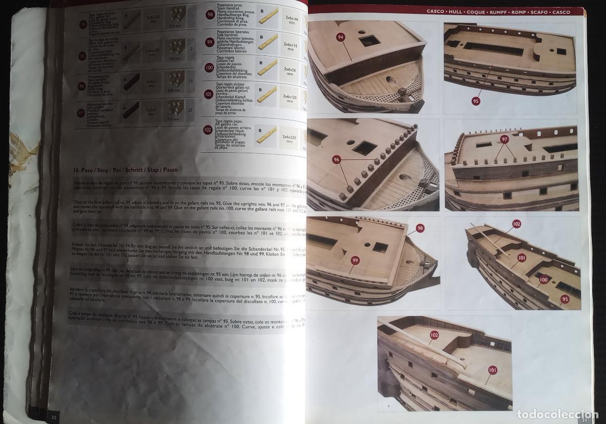 Maquetas: LIBRO DE INSTRUCCIONES Y PLANO DEL H.M.S. PRINCE DE CONSTRUCTO - Foto 5