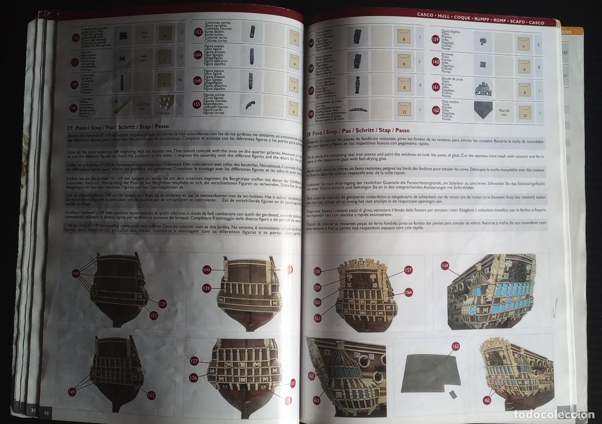 Maquetas: LIBRO DE INSTRUCCIONES Y PLANO DEL H.M.S. PRINCE DE CONSTRUCTO - Foto 6