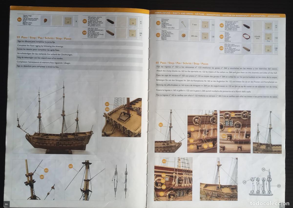 Maquetas: LIBRO DE INSTRUCCIONES Y PLANO DEL H.M.S. PRINCE DE CONSTRUCTO - Foto 8
