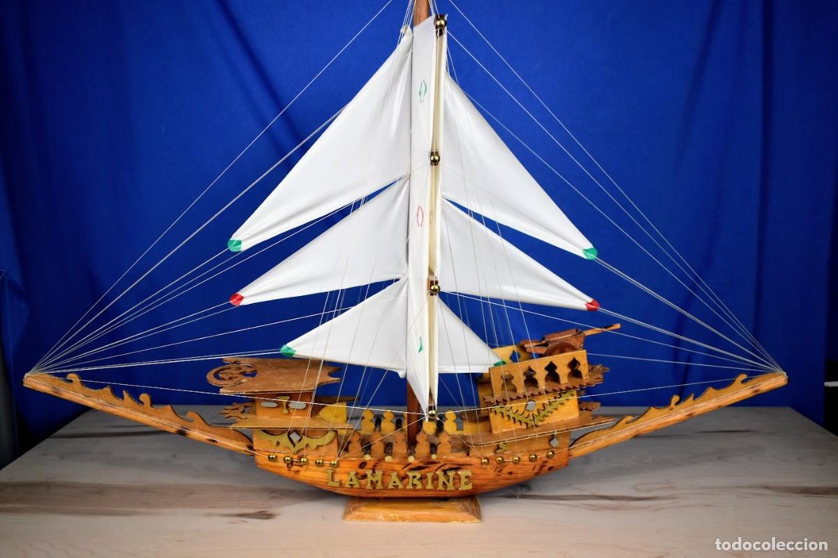 Maquetas: Barco madera La Marine artesanal - Foto 1