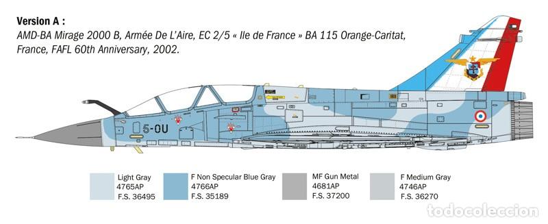 Maquetas: ITALERI - Dassault Mirage 2000 B/D 1/72 90023 - Foto 5
