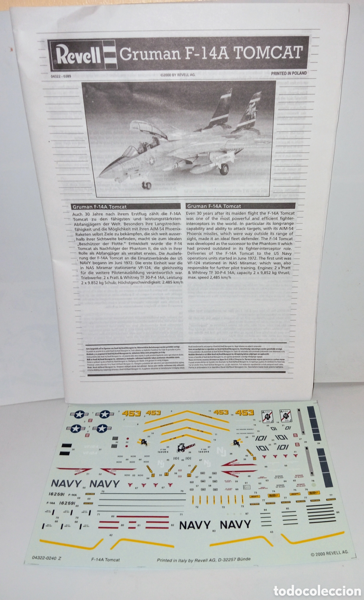 Maquetas: GRUMMAN F- 14A TOMCAT - REVELL 1:72 - Foto 4