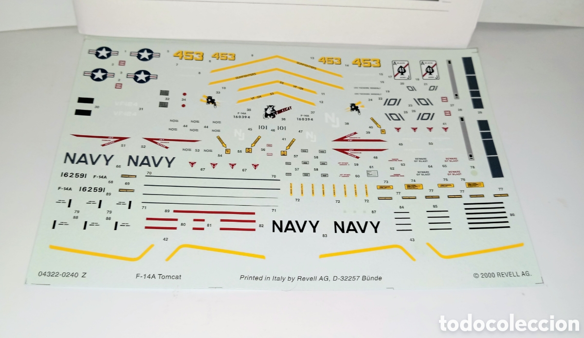 Maquetas: GRUMMAN F- 14A TOMCAT - REVELL 1:72 - Foto 5