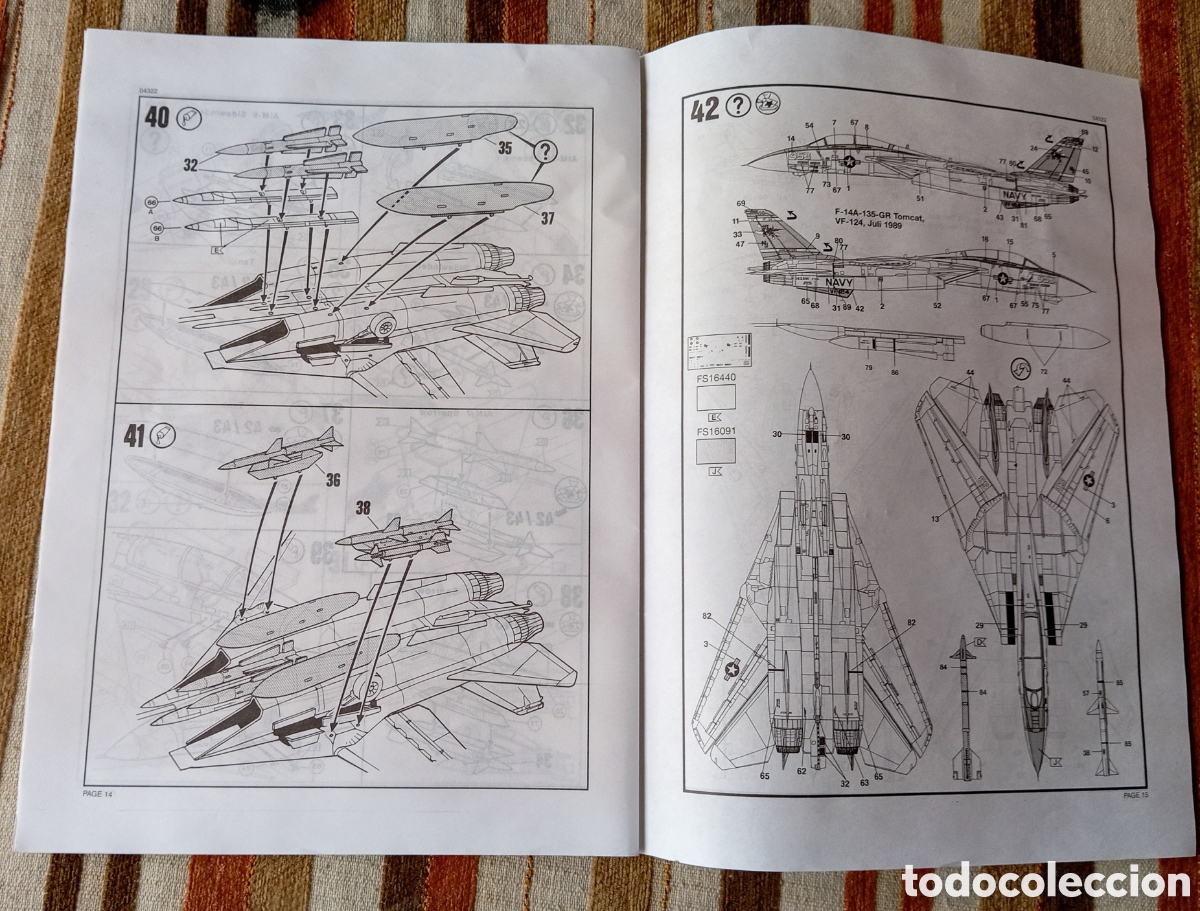 Maquetas: GRUMMAN F- 14A TOMCAT - REVELL 1:72 - Foto 15