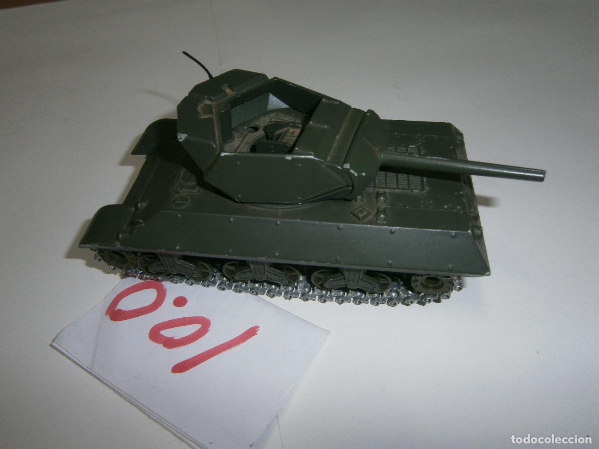 Maquetas: ANTIGUO TANQUE DE COMBATE M10 DE SOLIDO EJERCITO FRANCES - Foto 2
