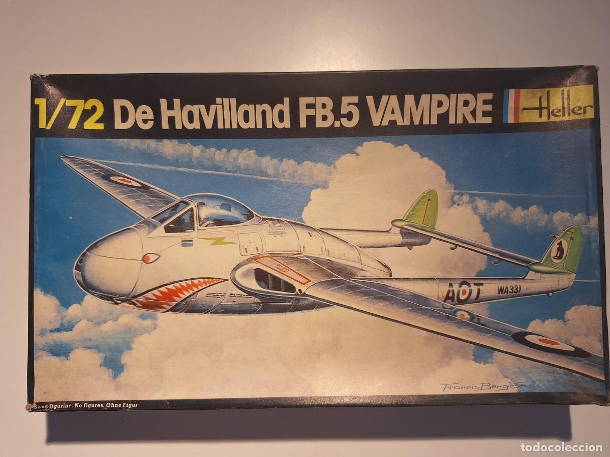 Maquetas: De Havilland FB,5 Vampire escala 1:72 - Foto 1