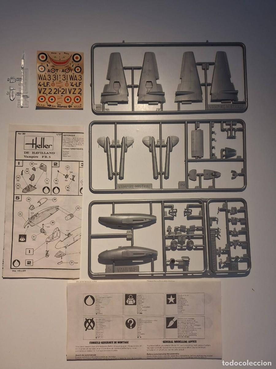 Maquetas: De Havilland FB,5 Vampire escala 1:72 - Foto 2