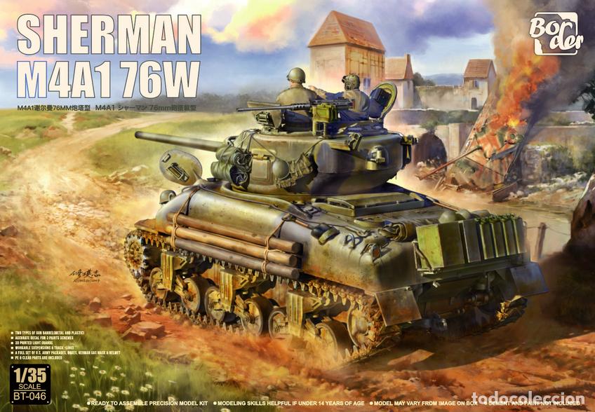 Maquetas: BORDER MODEL - Sherman M4A1 76W 1/35 BT046 - Foto 1