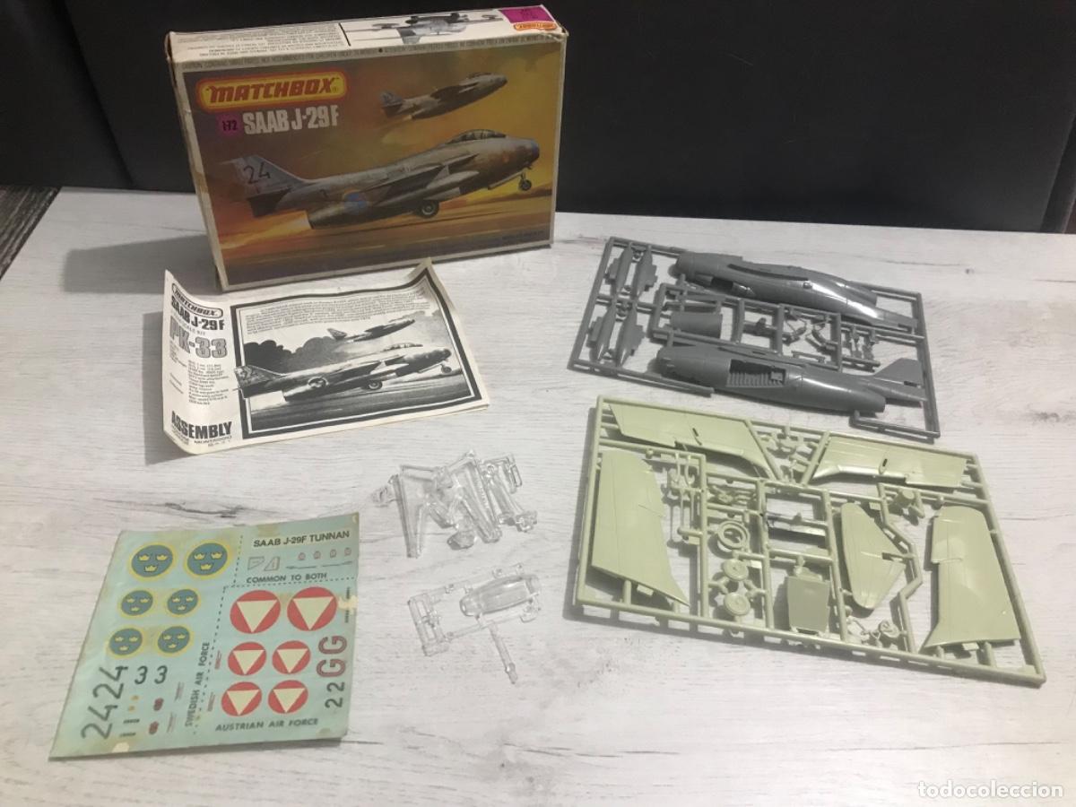 Maquetas: SAABJ-29F de matchbox - Foto 1
