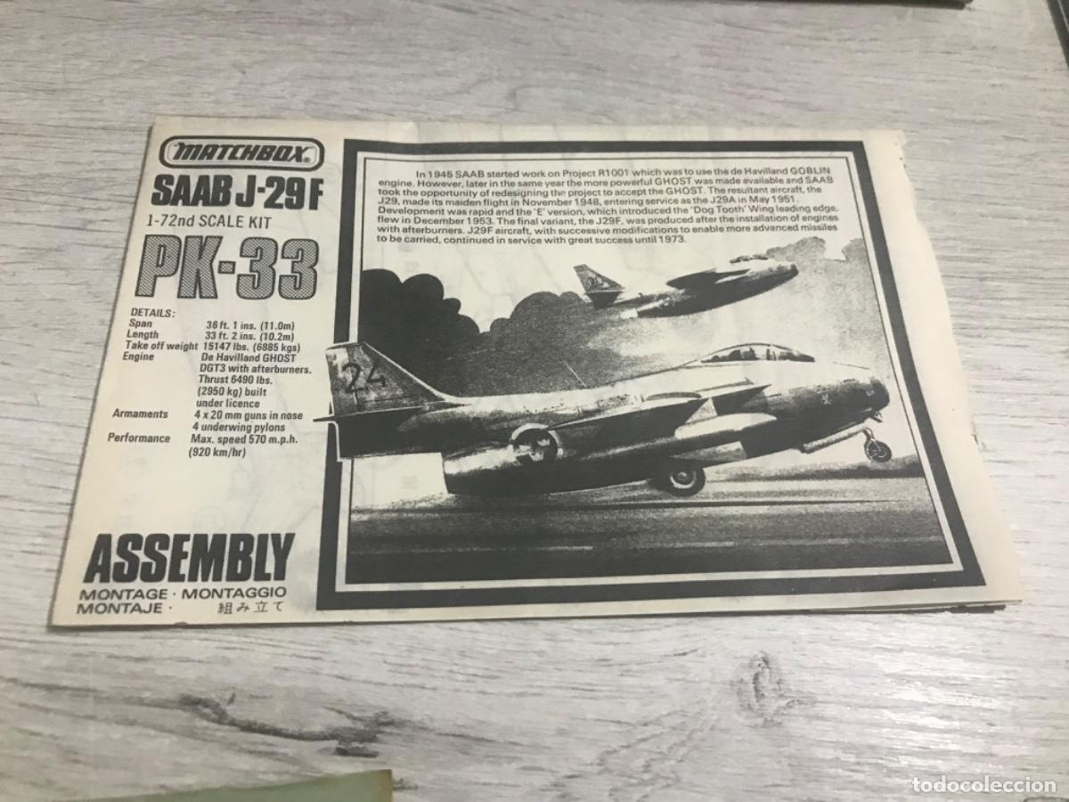 Maquetas: SAABJ-29F de matchbox - Foto 3