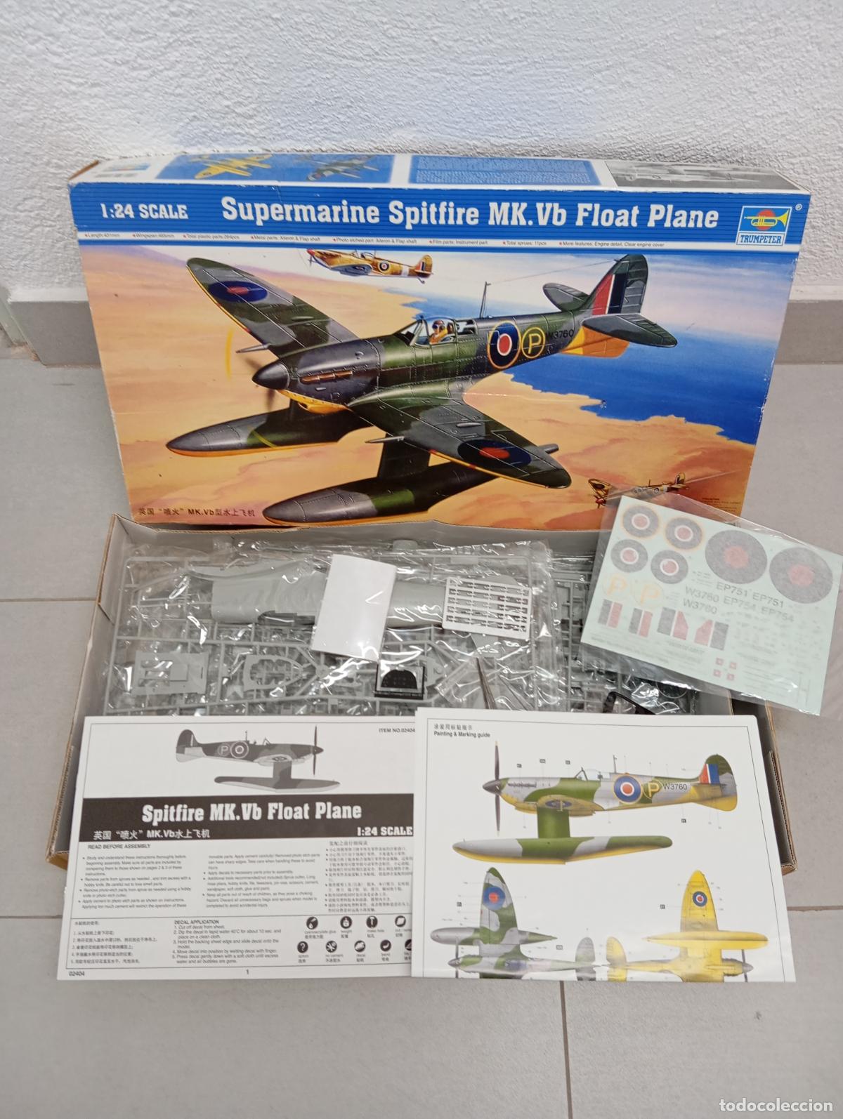 Maquetas: Supermarine Spitfire MK Vb Float plane Trumpeter 1/24 - Foto 3
