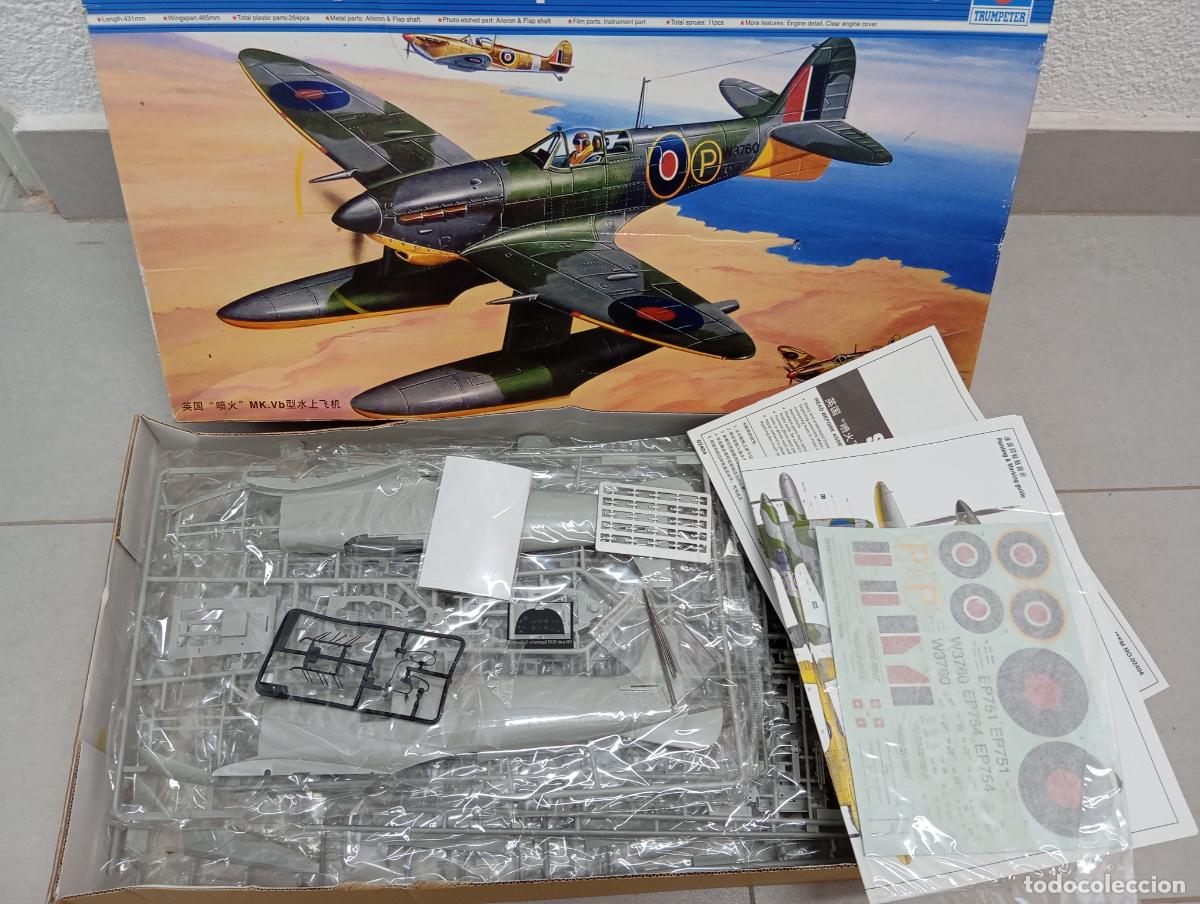 Maquetas: Supermarine Spitfire MK Vb Float plane Trumpeter 1/24 - Foto 4