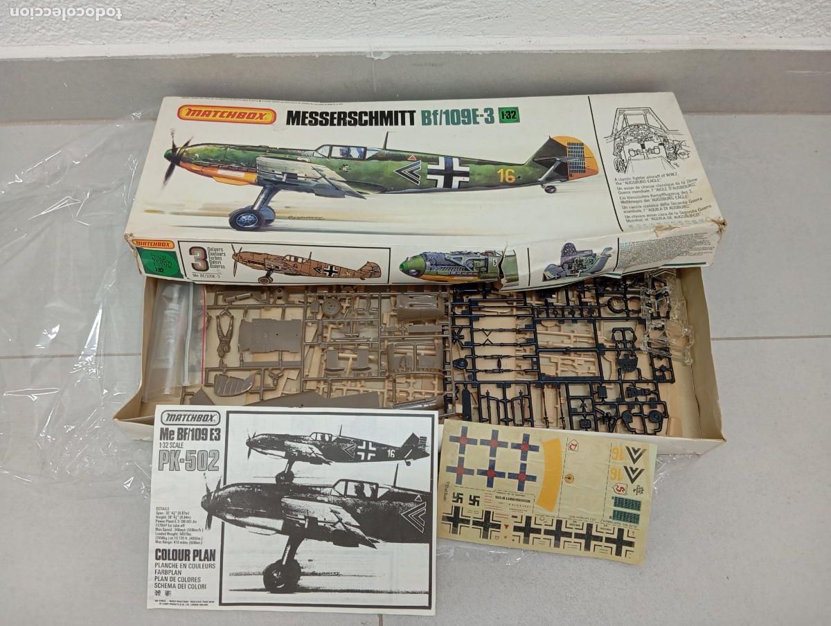 Maquetas: Matchbox Messerschmitt BF 109 E-3 1/32 - Foto 5