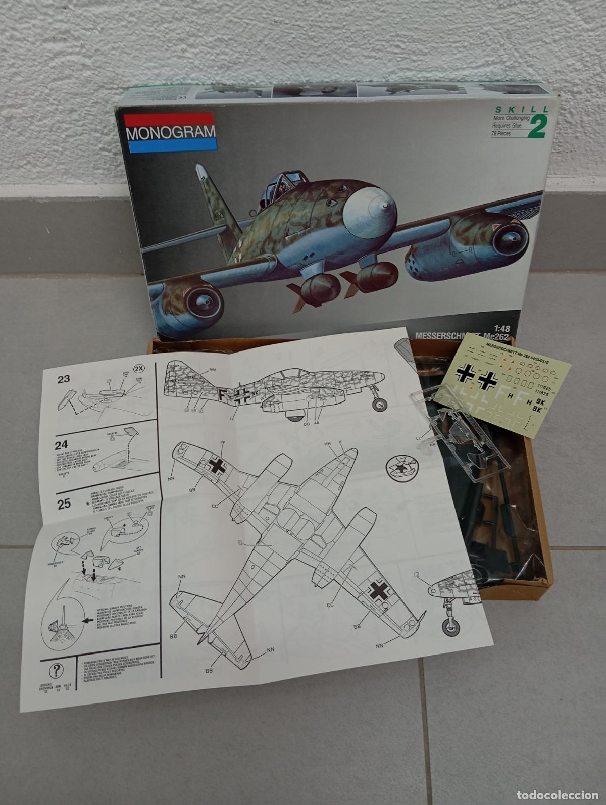 Maquetas: Monogram Messerschmitt Me 262 1/48 - Foto 4
