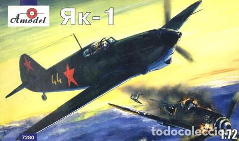 Maquetas: AMODEL - Yakovlev Yak-1 Soviet IIWW Fighter (Late Version) 1/72 7280 - Foto 1