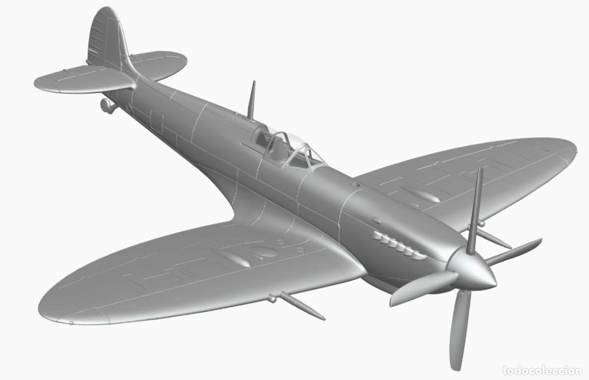 Maquetas: AIRFIX - Supermarine Spitfire MK.Ixc 1/72 A02065 - Foto 6