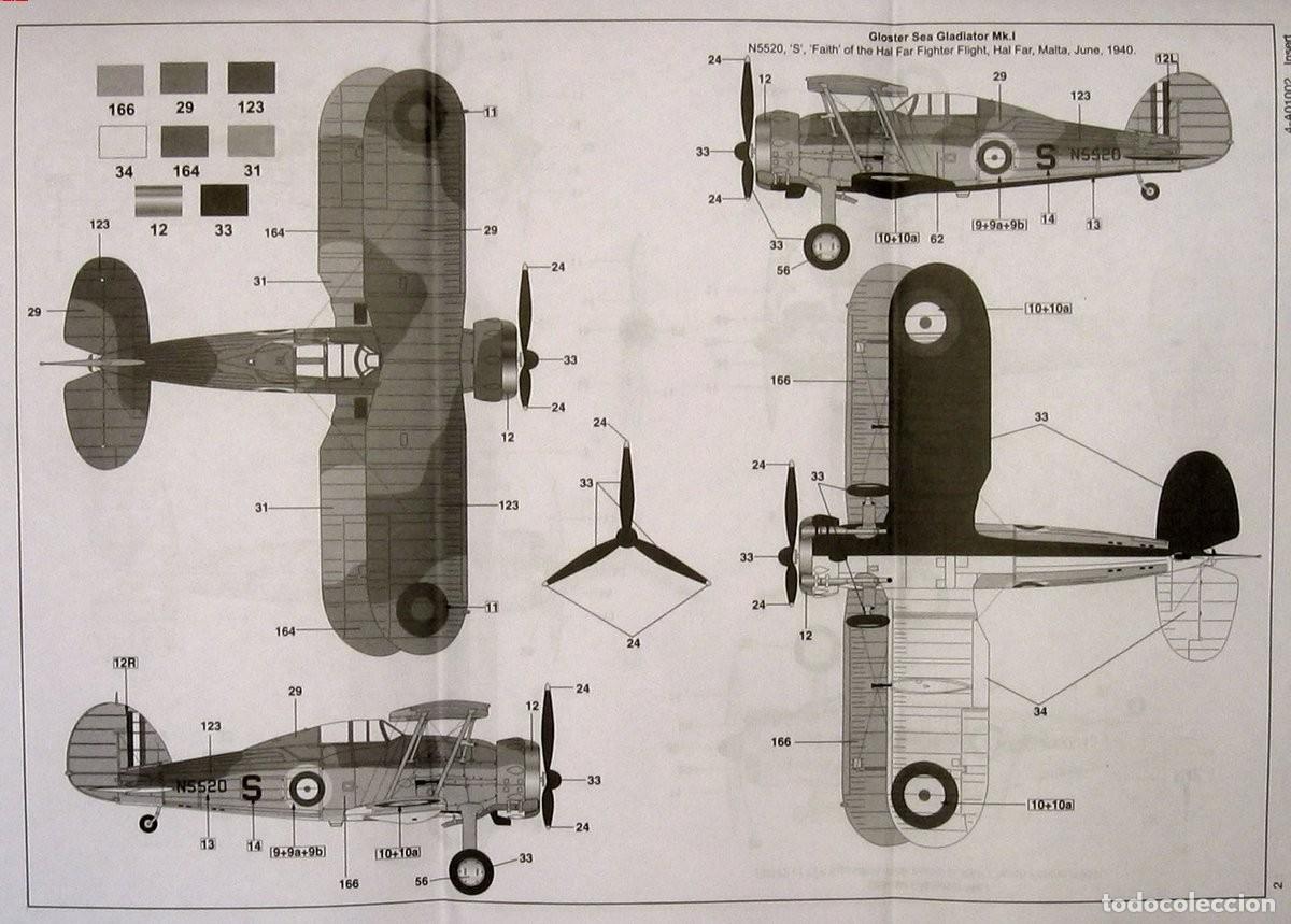 Maquetas: AIRFIX - Gloster Gladiator 1/72 A01002 - Foto 3