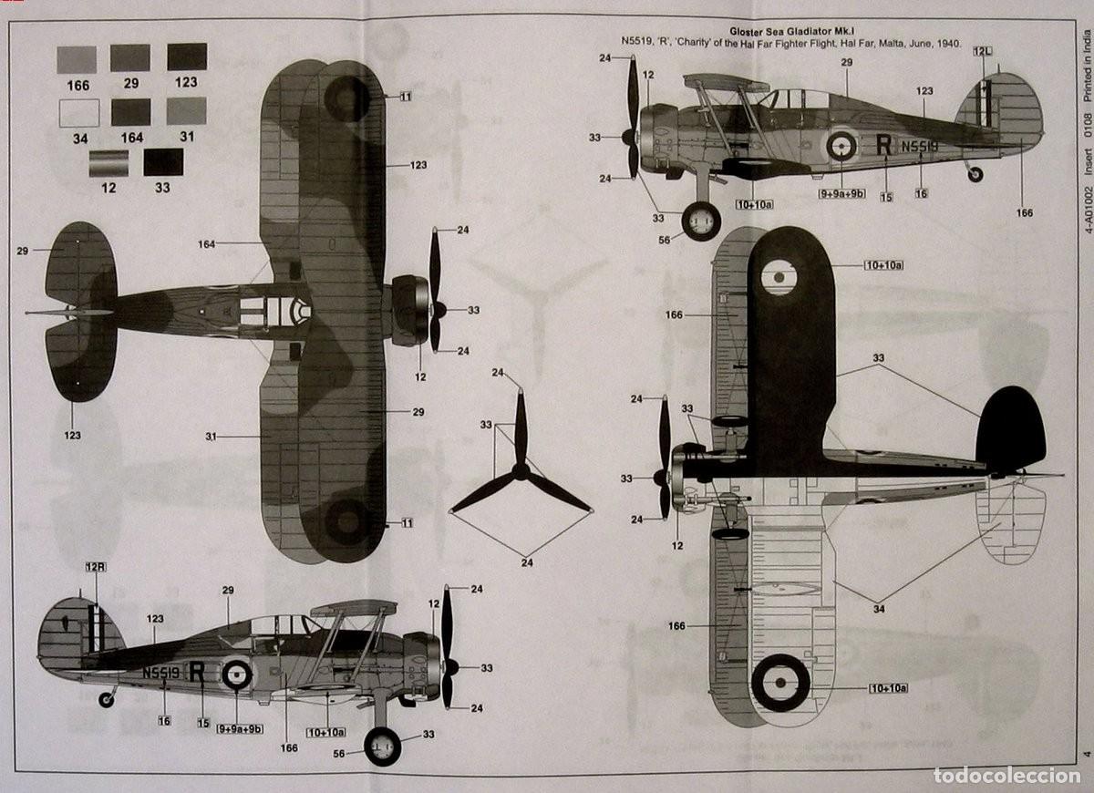 Maquetas: AIRFIX - Gloster Gladiator 1/72 A01002 - Foto 5