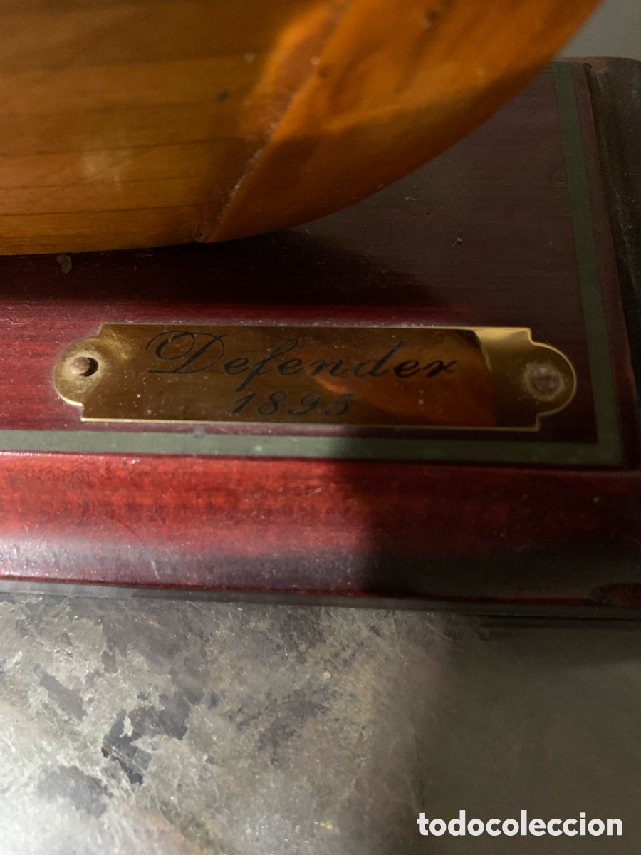 Maquetas: MAQUETA EN MADERA DEL BARCO DEFENDER 1895 - Foto 2