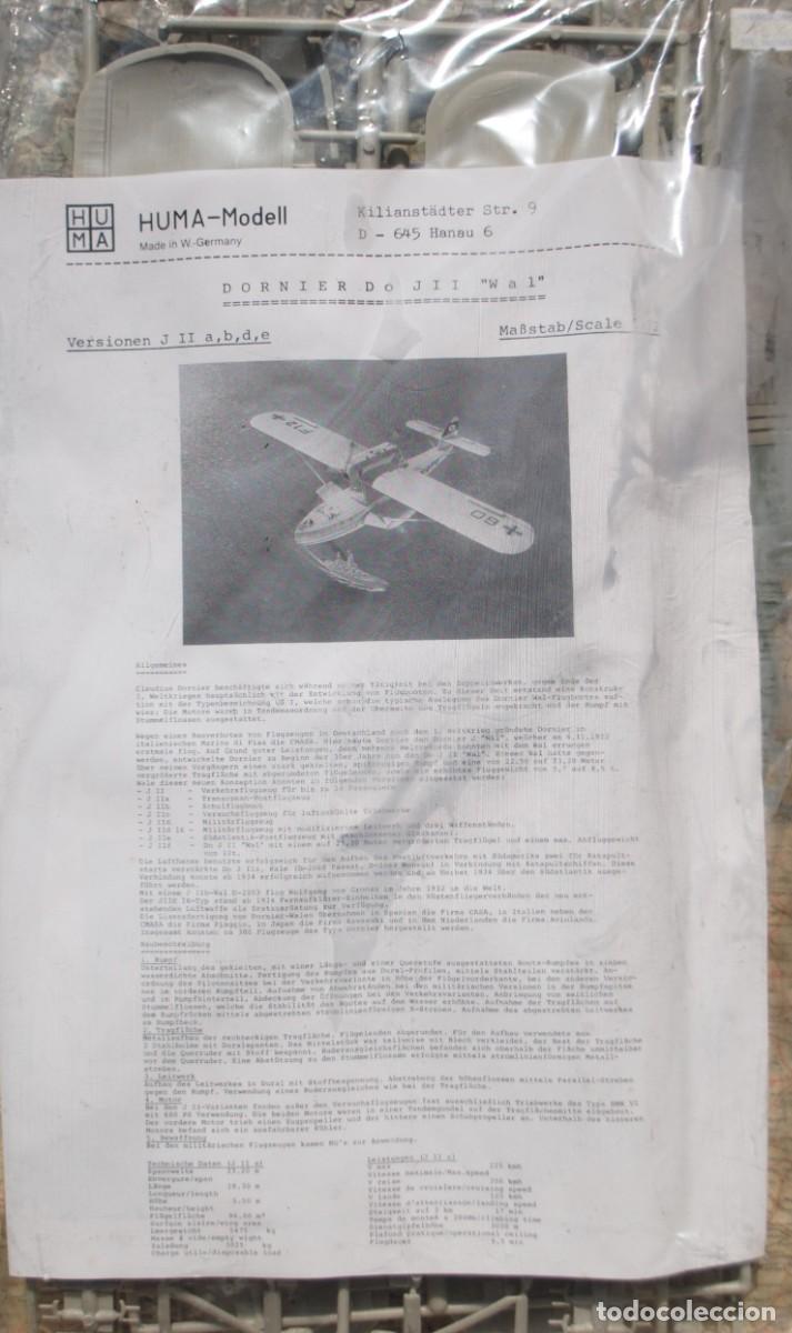 Maquetas: HUMA MODELL - DORNIER Do JII WAL 1/72 6000 - Foto 2