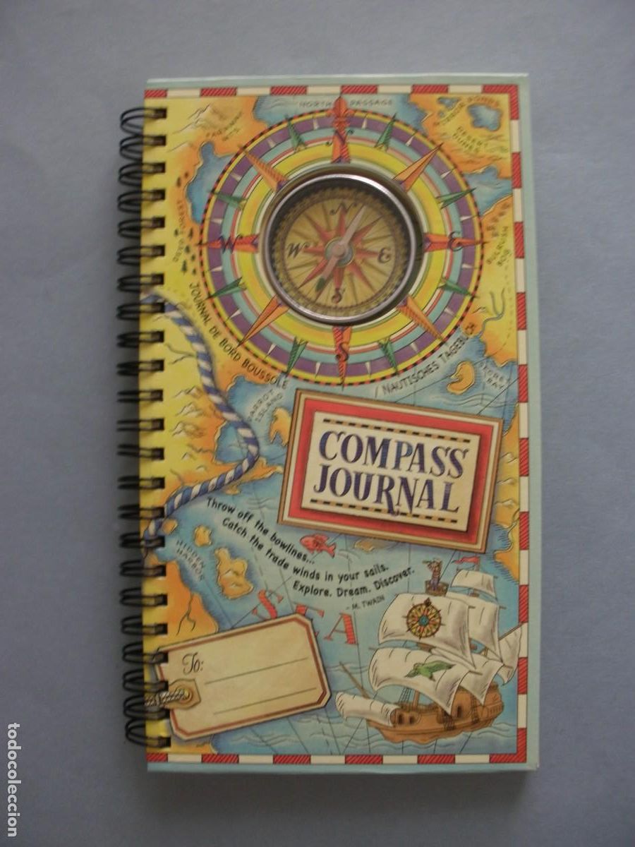 Maquetas: CUADERNO COMPASS JOURNAL CON BRUJULA, NUEVO - Foto 6