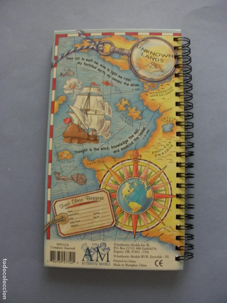 Maquetas: CUADERNO COMPASS JOURNAL CON BRUJULA, NUEVO - Foto 3