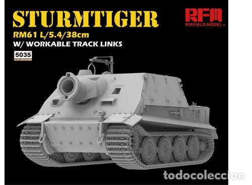Maquetas: RFM -RM-5035 Sturmtiger W/ Workable Track Links 1/35 - Foto 1
