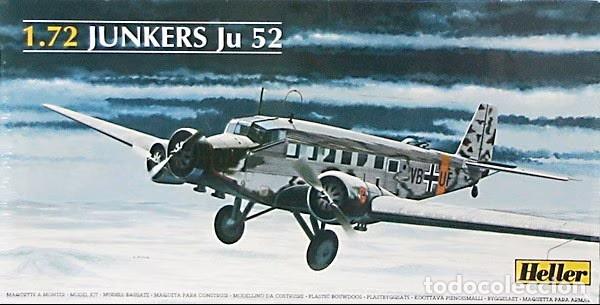 Maquetas: HELLER - Junkers JU-52/3M 1/72 80380 - Foto 1