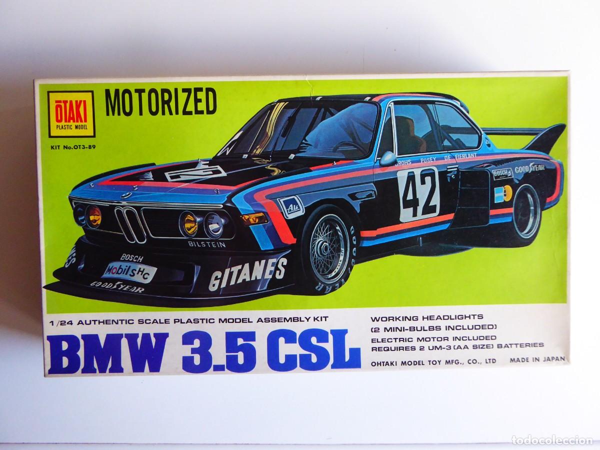 Maquetas: 1/24 Otaki Kit BMW 3.5 CSL Gitanes Grohs Version Motorizada con Luces - Foto 1