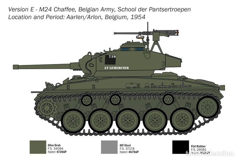 Maquetas: ITALERI - M24 Chaffee 1/35 6761 - Foto 2