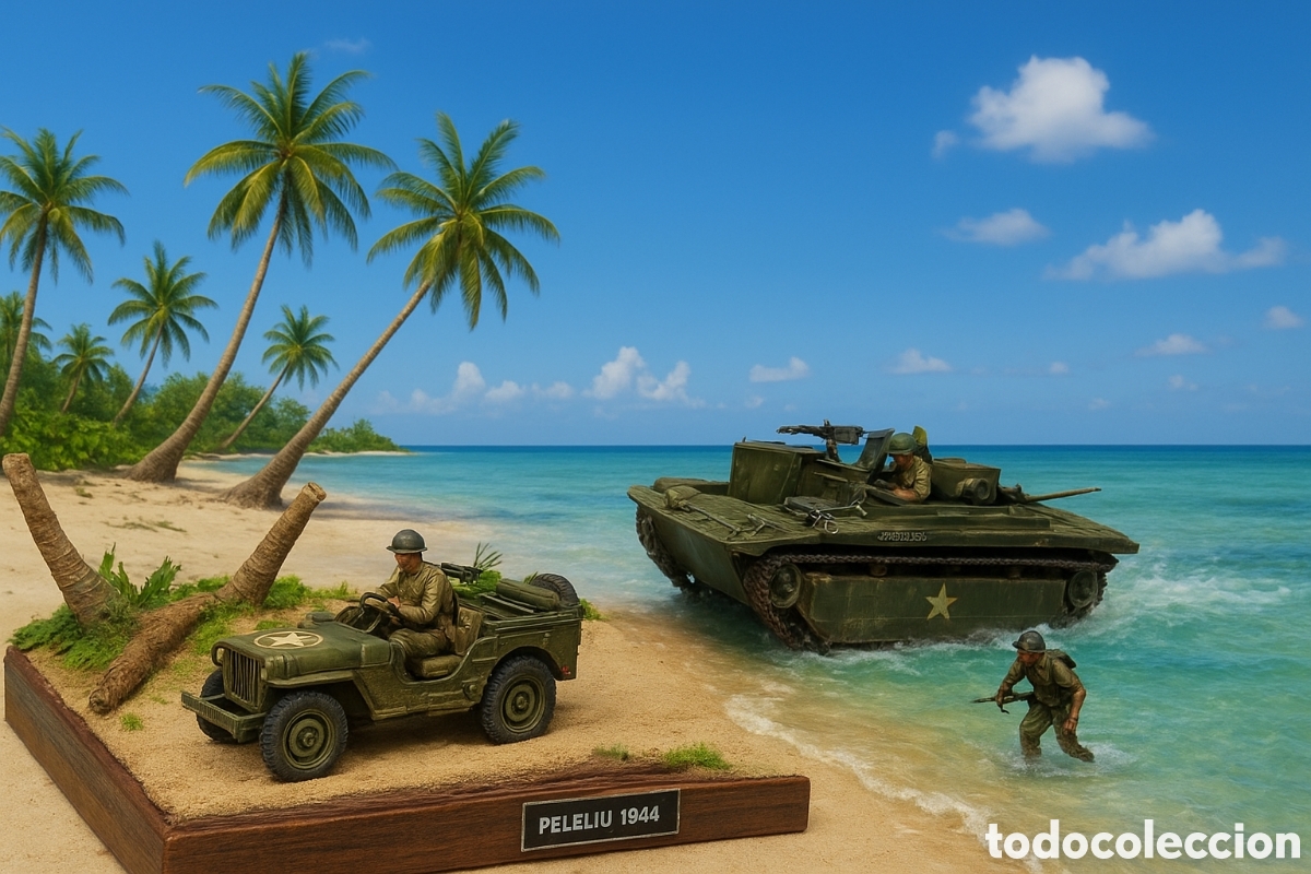 Maquetas: DIORAMA MILITAR -PELELIU 1944 - Foto 1