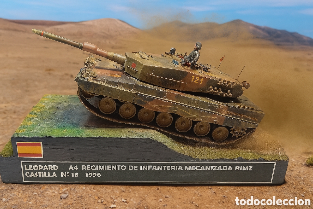 Maquetas: LEOPARD A4 -EJERCITO ESPA&Ntilde;OL 1996 - Foto 1