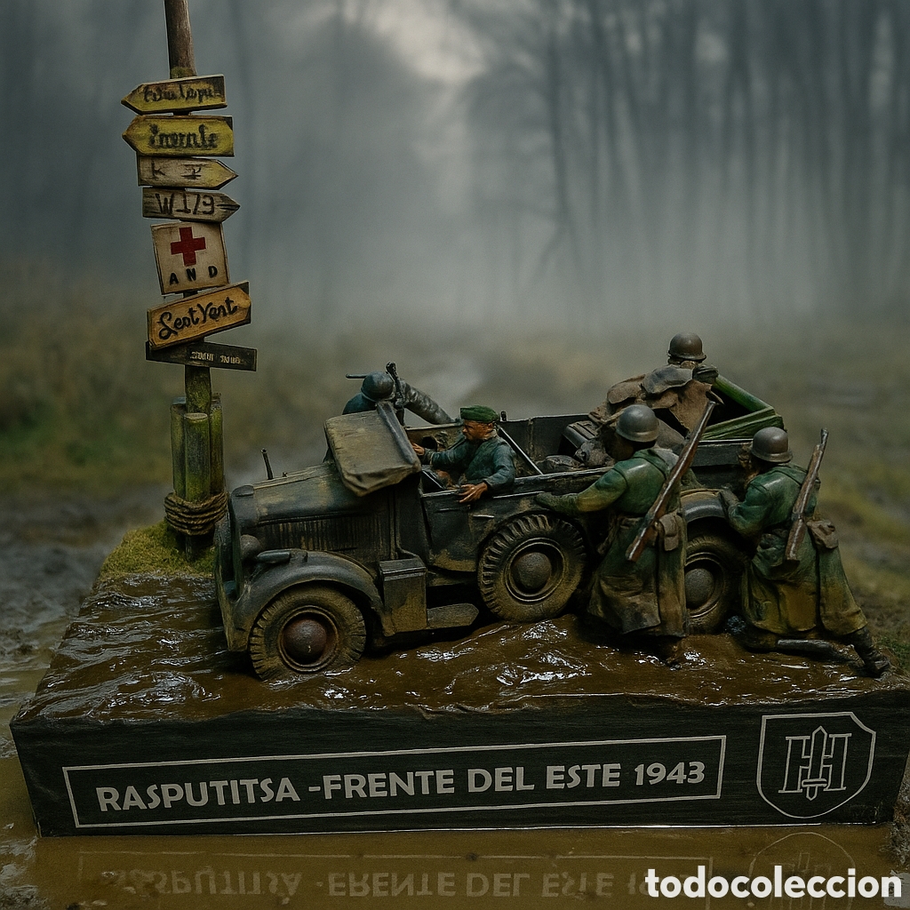 Maquetas: DIORAMA MILITAR - RASPUTITSA FRENTE DEL ESTE 1943 - Foto 1