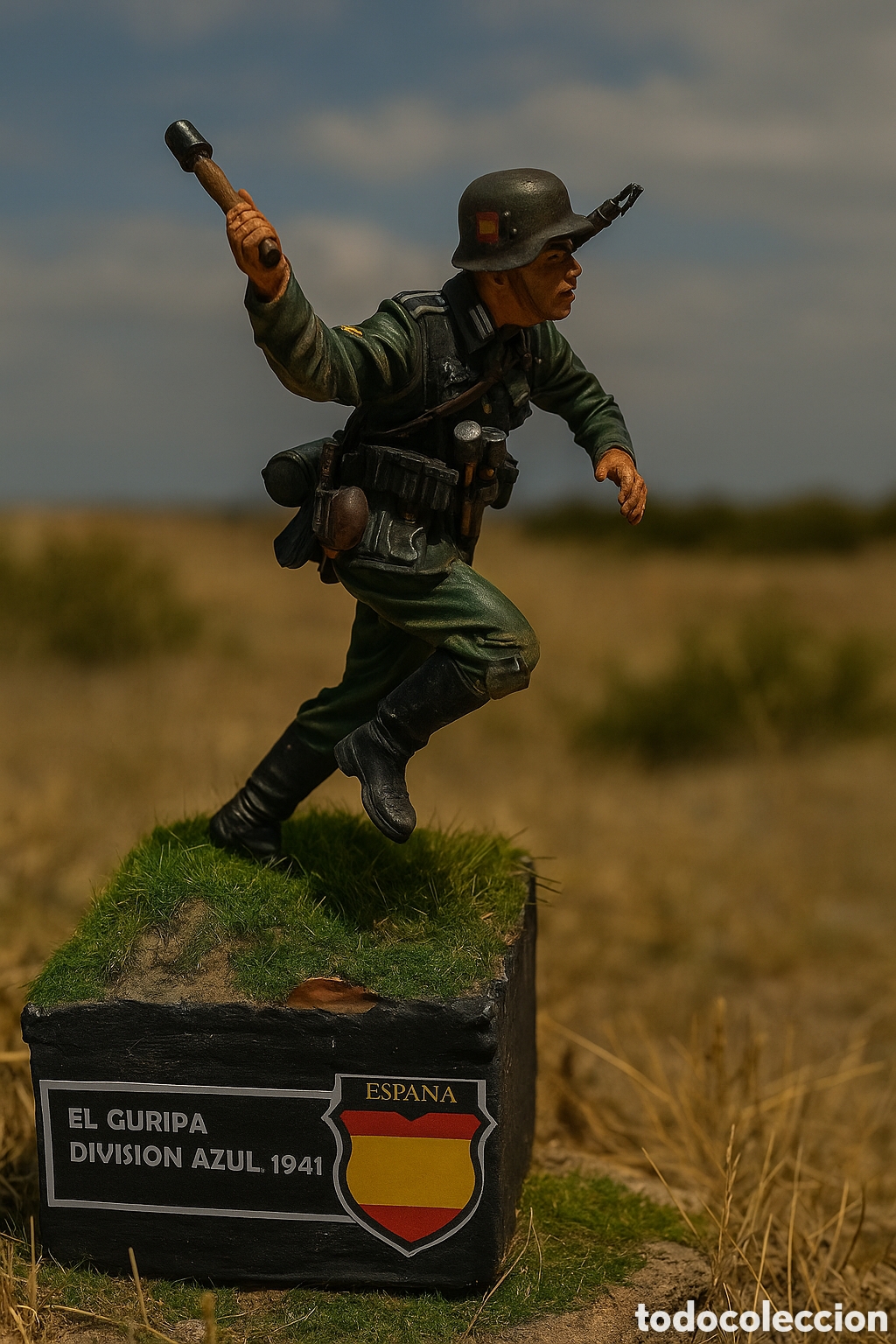 Maquetas: FIGURA DIVISI&Oacute;N AZUL-EL GURIPA 1941 - Foto 1