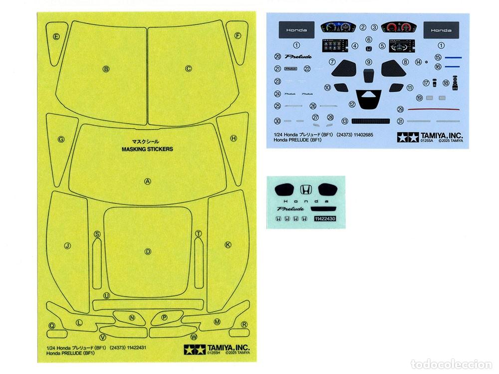 Maquetas: TAMIYA - Honda Prelude 1/24 24373 - Foto 2