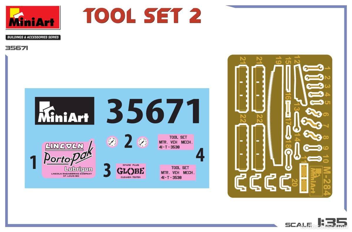 Maquetas: MINIART - Tool Set 2 1/35 35671 - Foto 2