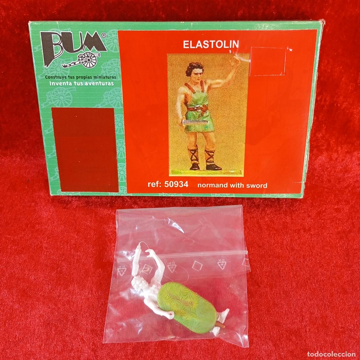 Maquetas: BUM - ELASTOLIN - NORMANDO CON ESPADA - REF. 50934 - FIGURA - MODELISMO / 6678 - Foto 1